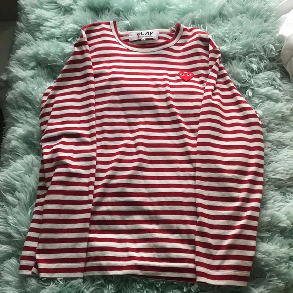 Comme des Garcons Tops - Comme des Garçons PLAY longsleeve